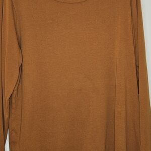 St. John's Bay Long Sleeve Crewneck in Rust